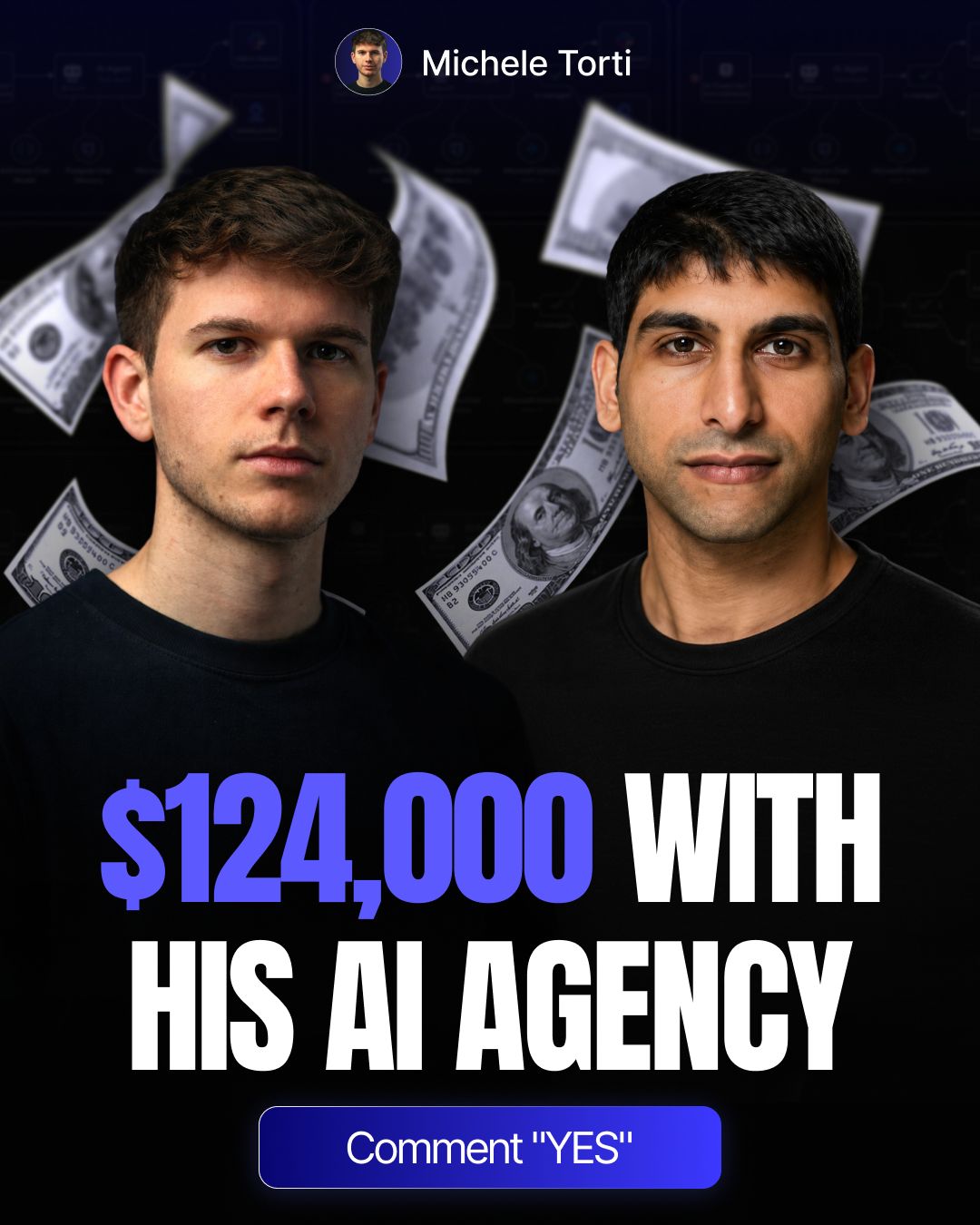 LinkedIn post image: Zeeshan was on a trading floor six months ago.