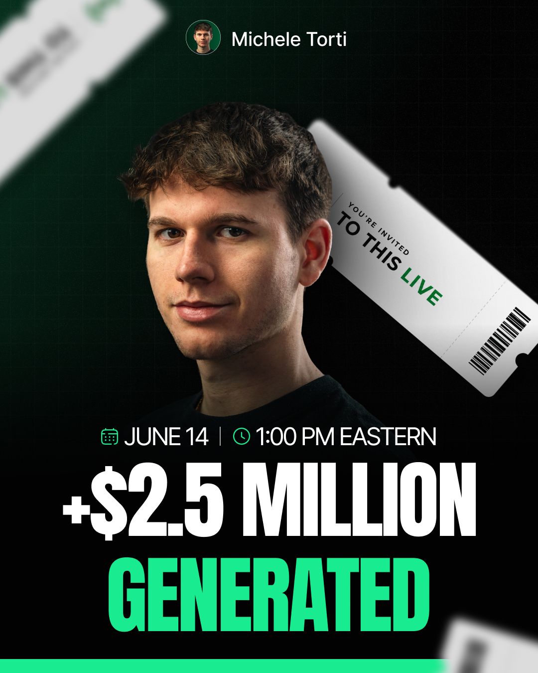 LinkedIn post image: My clients have made over $2.5M with their AI agencies.