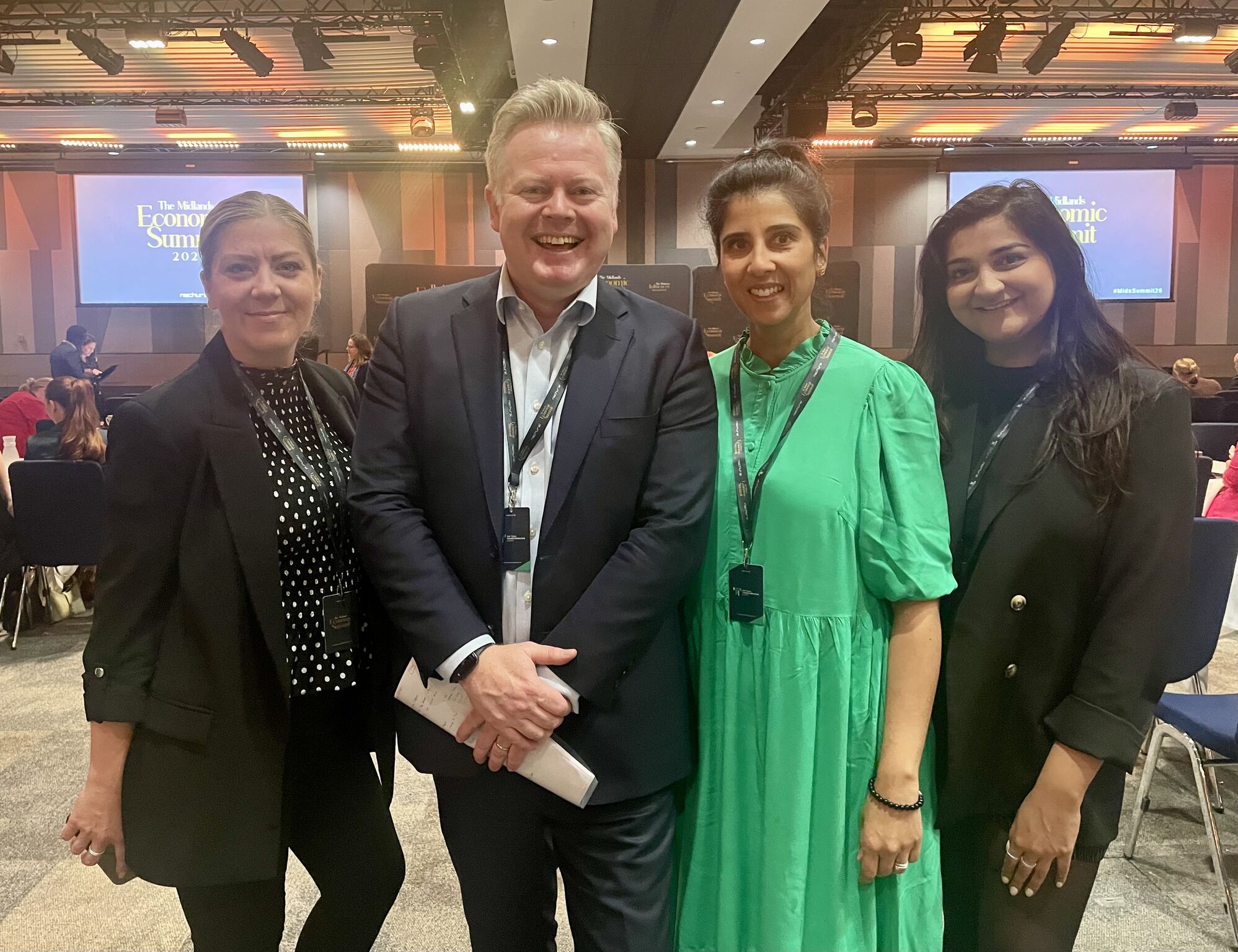 LinkedIn post image: Delighted to be at The Midlands Economic Summit today, the preeminent event for pulling together the business communitie