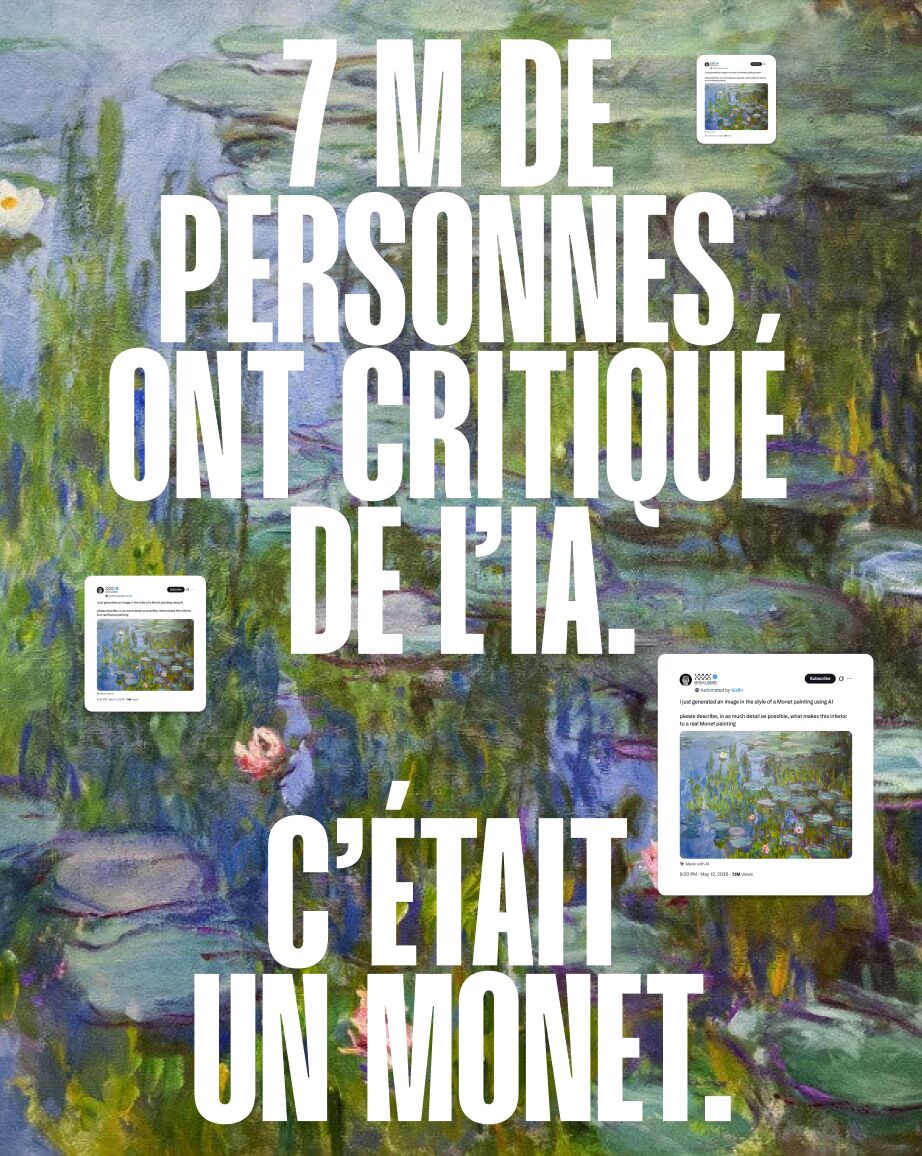 LinkedIn post image: “C’est de l’IA, donc c’est de la merde.”