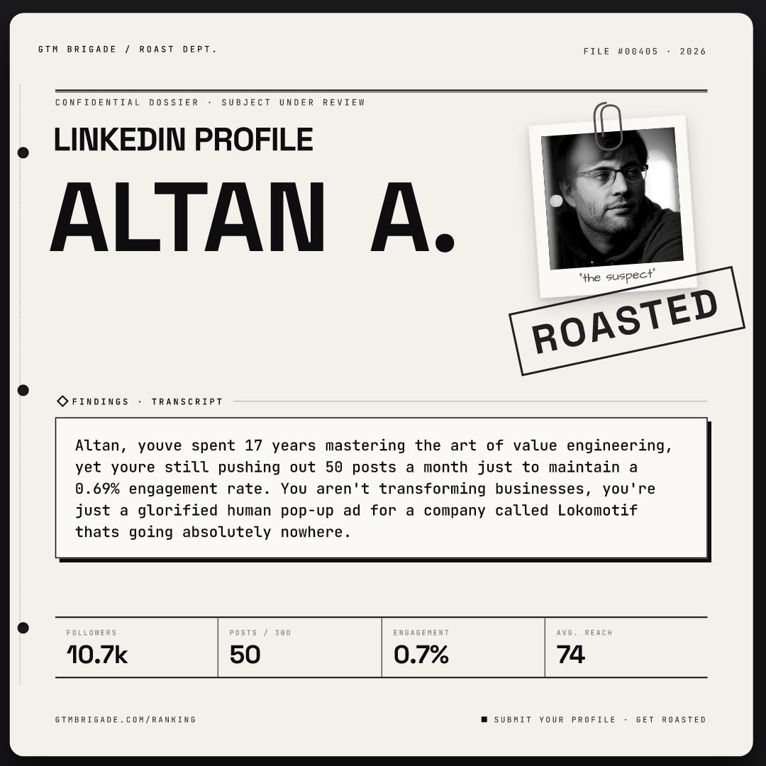 LinkedIn post image: Congrats Altan A., you're number 18 out of 759 Computer Software experts we analyzed on LinkedIn.