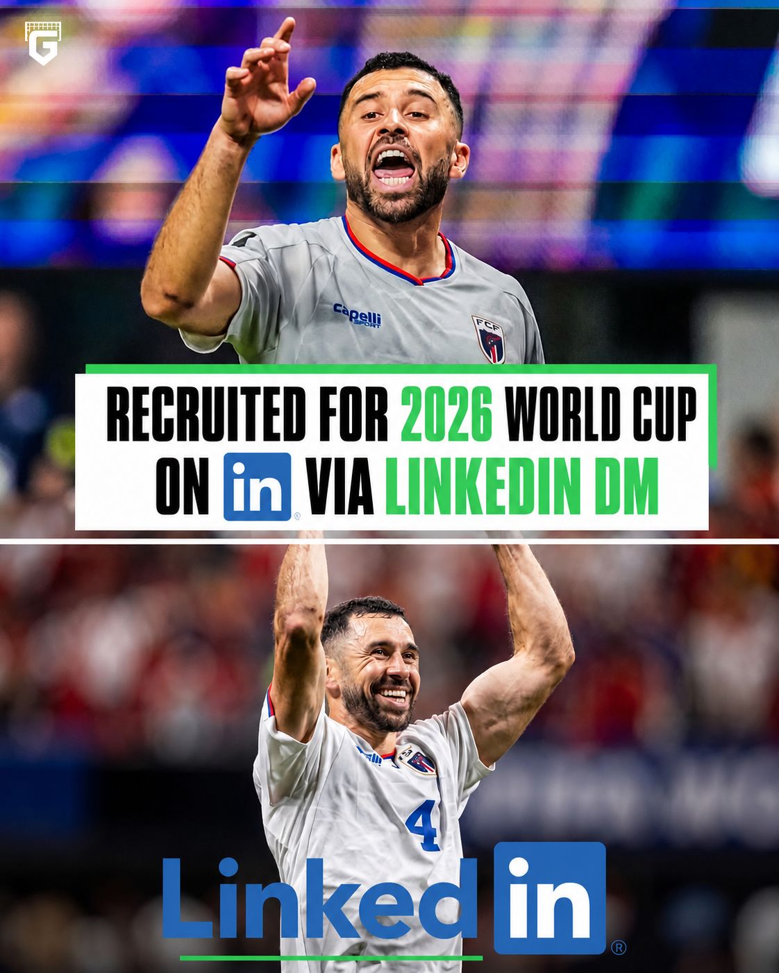 LinkedIn post image: Cape Verde recruited players for 2026 World Cup on LinkedIn