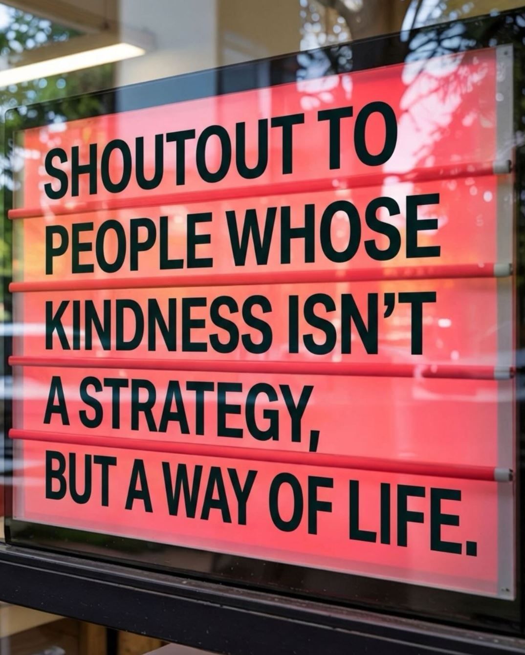 LinkedIn post image: Shoutout to the leaders whose kindness isn’t a strategy, but a way of life.