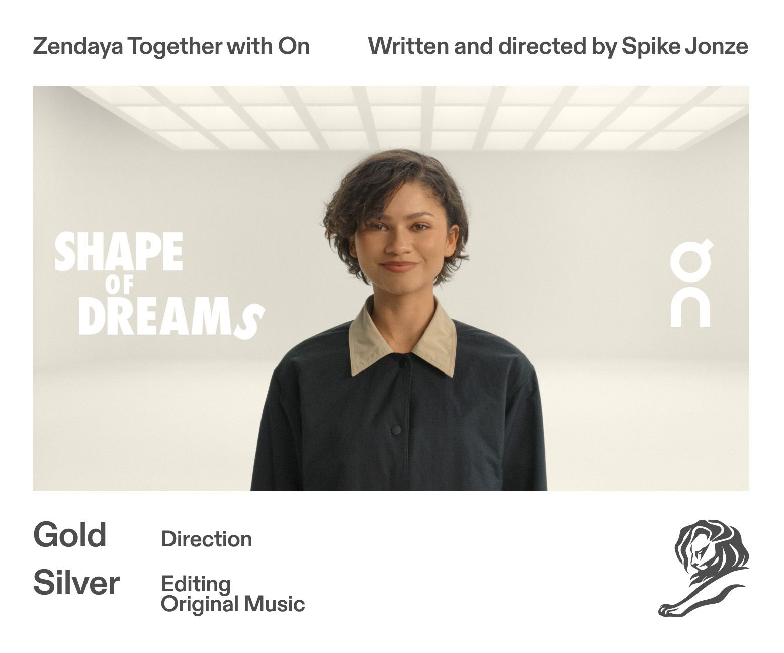 LinkedIn post image: On’s “Shape of Dreams” campaign film wins one Gold Lion and two Silver Lions at the 2026 Cannes Lions International Fest