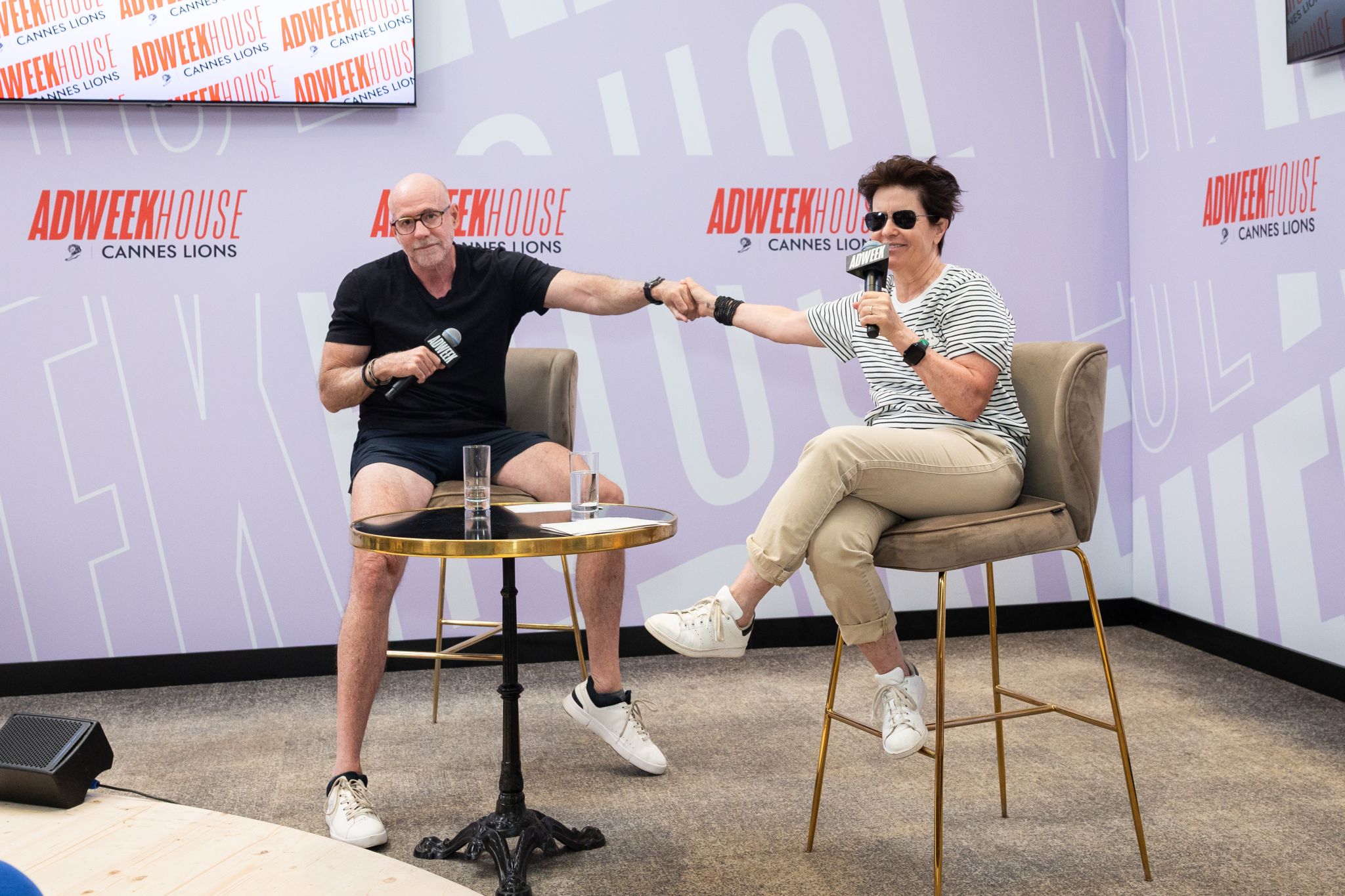 LinkedIn post image: Live from Cannes with Kara Swisher at ADWEEK House.