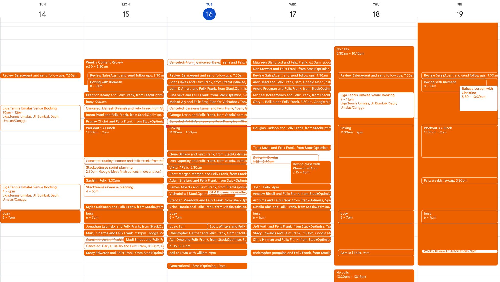 LinkedIn post image: Here’s how my team books 20+ calls a week, all from cold email.