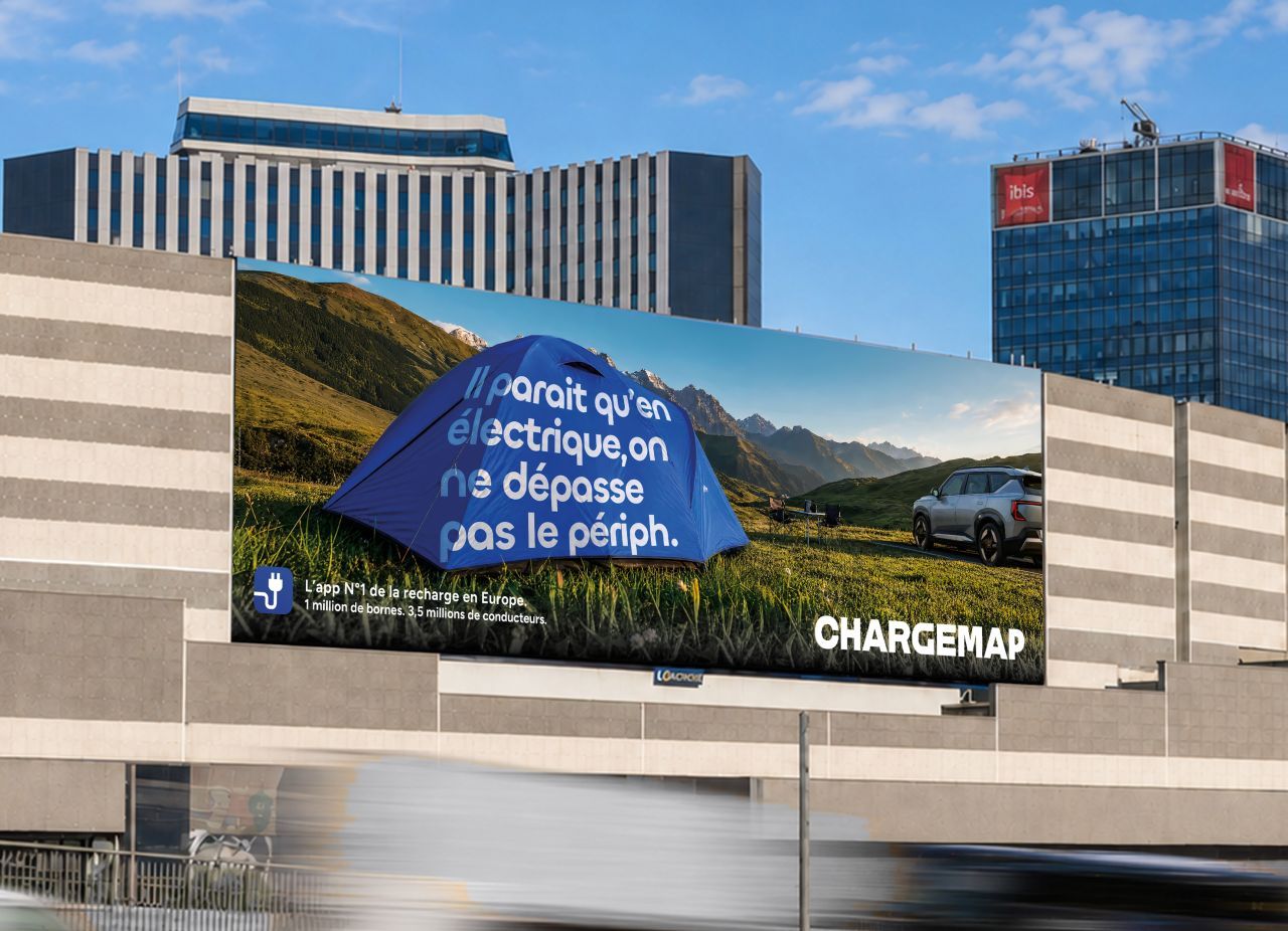 LinkedIn post image: So happy to see the new face of Chargemap out in the streets of Paris, Madrid and Lisbon.