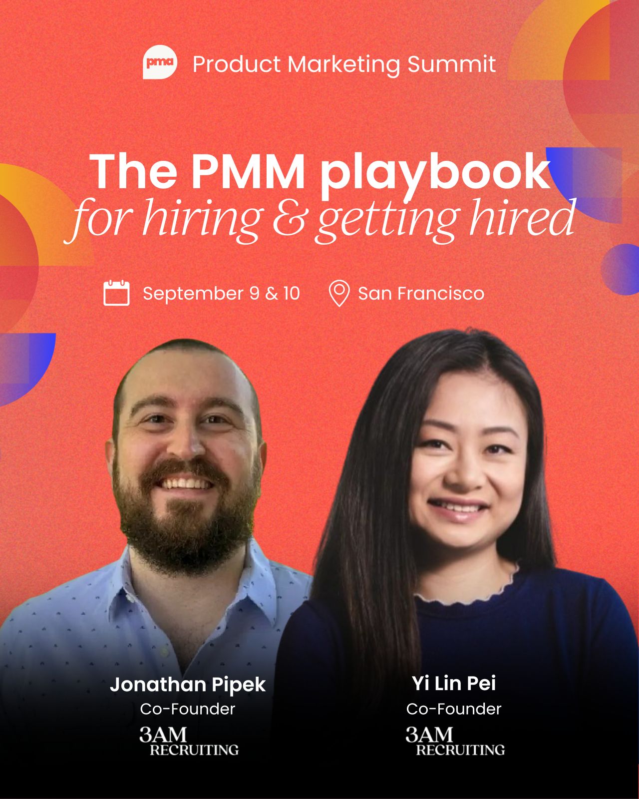 LinkedIn post image: 📢 SF PMMs, will Yi Lin Pei and I see you at the San Francisco Product Marketing Alliance Summit?