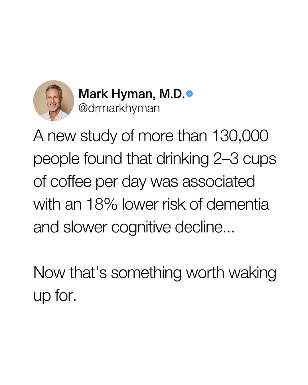 LinkedIn post image: ☕ Your morning coffee may be doing more than helping you wake up.