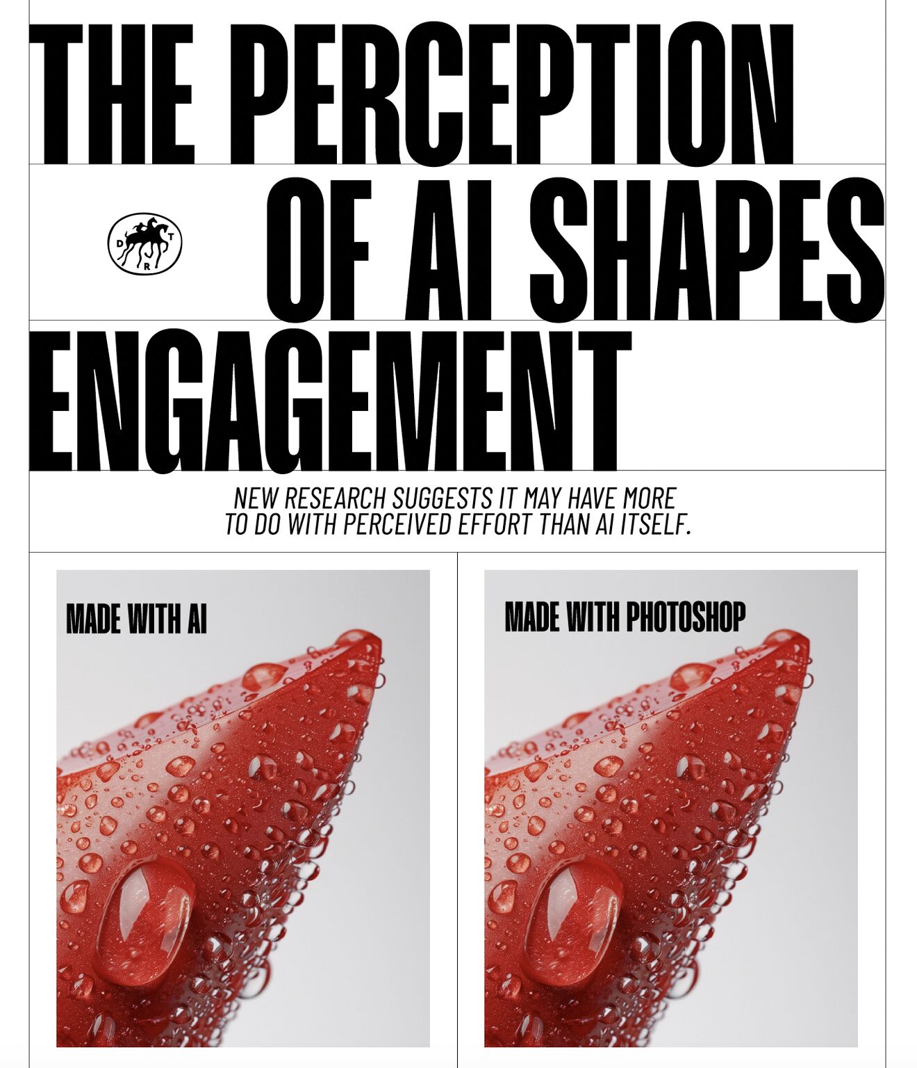 LinkedIn post image: Does AI really reduce engagement?
