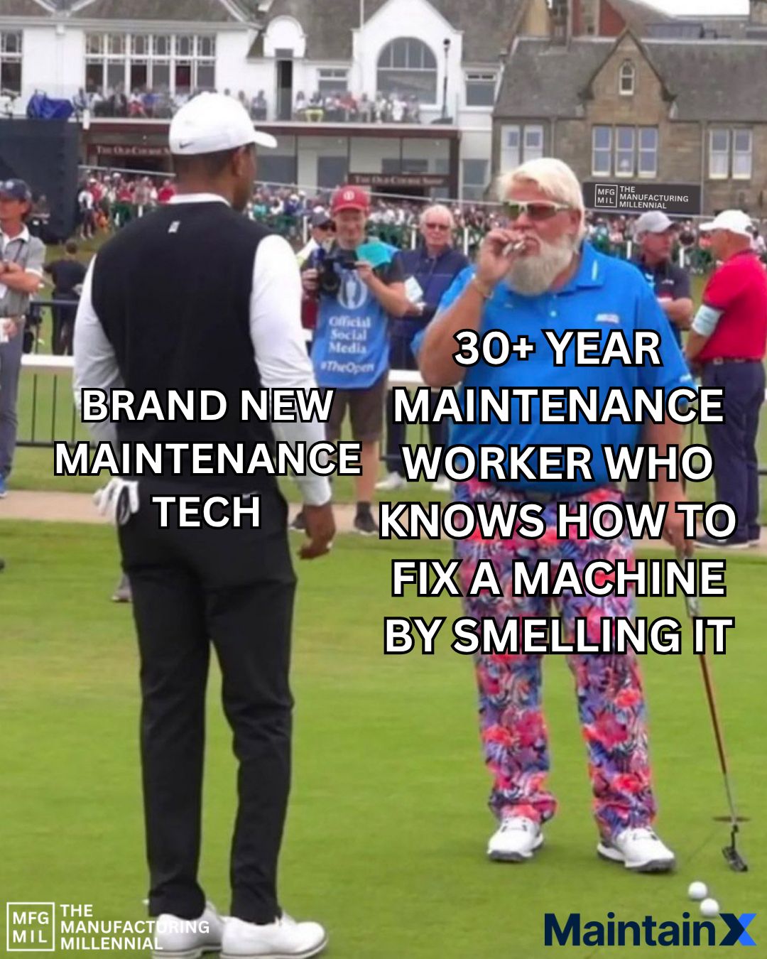 LinkedIn post image: Maintenance veterans don't get enough credit for keeping machines running decades after they were overdue for an upgrade