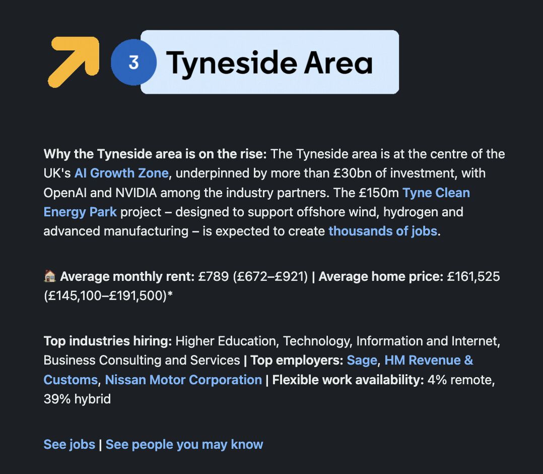 LinkedIn post image: As a Londoner who spent 35 years never going further than Milton Keynes. A few people thought I'd lost it when I relocat