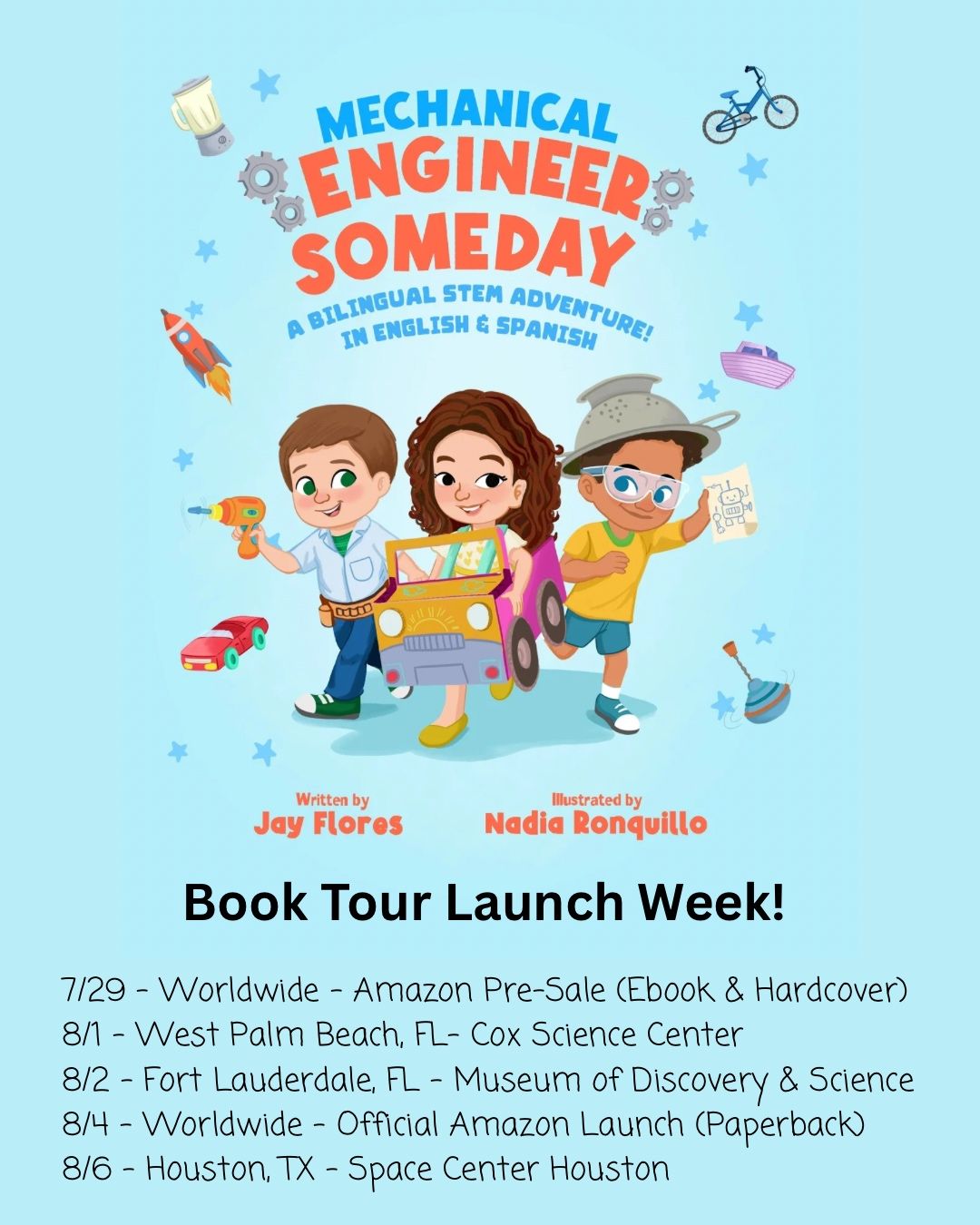 LinkedIn post image: 🚀 It’s Launch Week! ⚙️📚