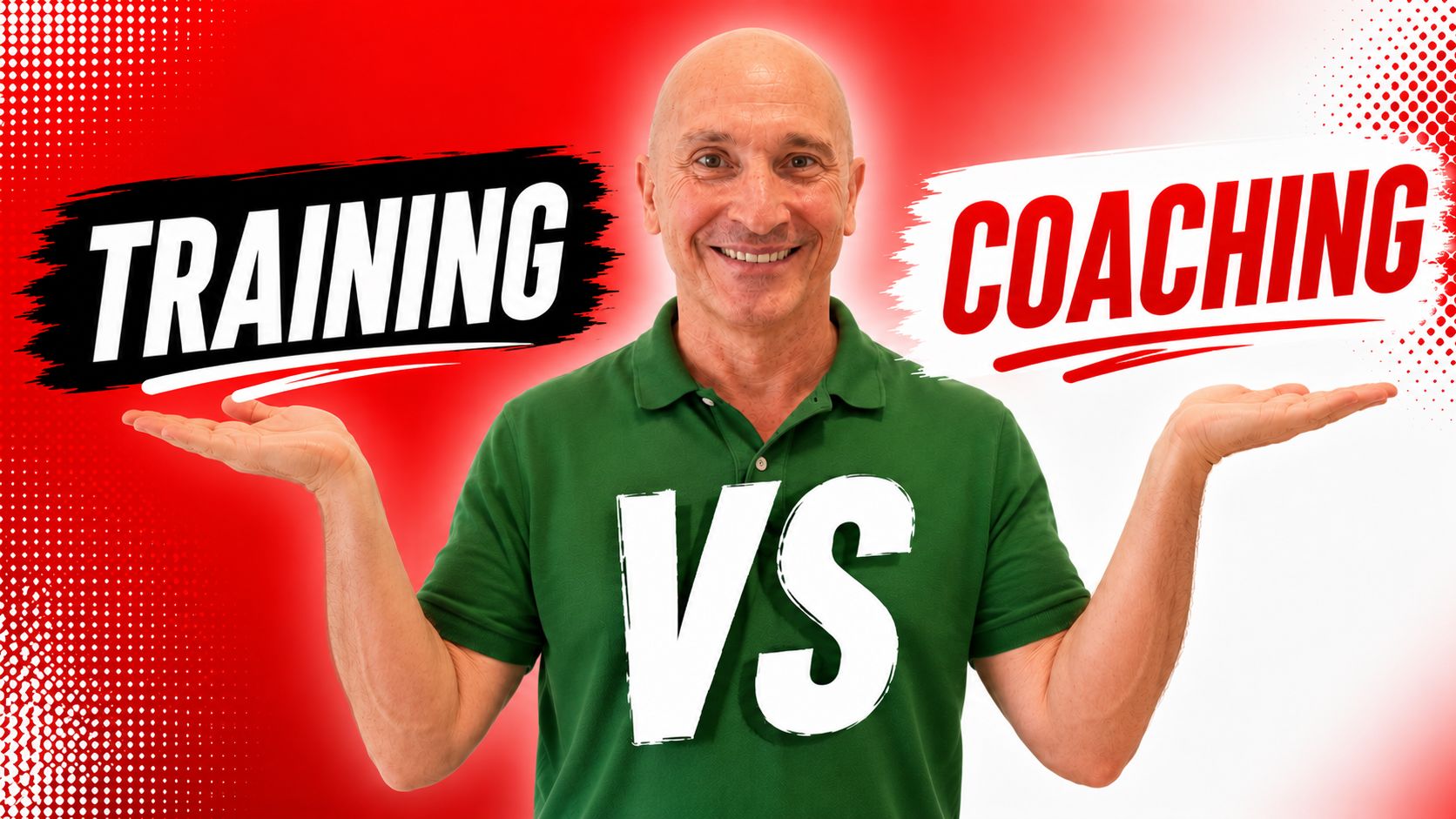 LinkedIn post image: Why do we scream at people for not coaching?