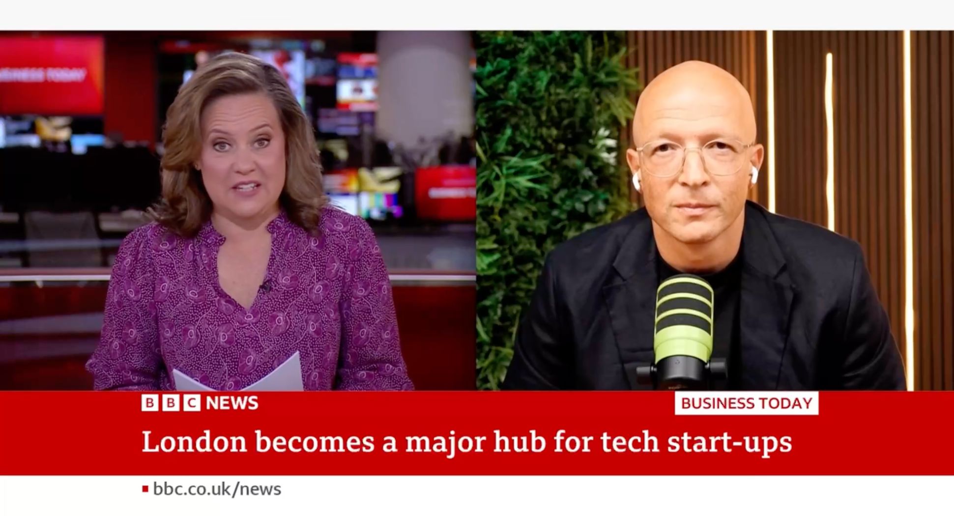 LinkedIn post image: Yesterday morning I joined BBC News live to discuss New Palo Alto: the tech supercluster linking London, Paris, Amsterda