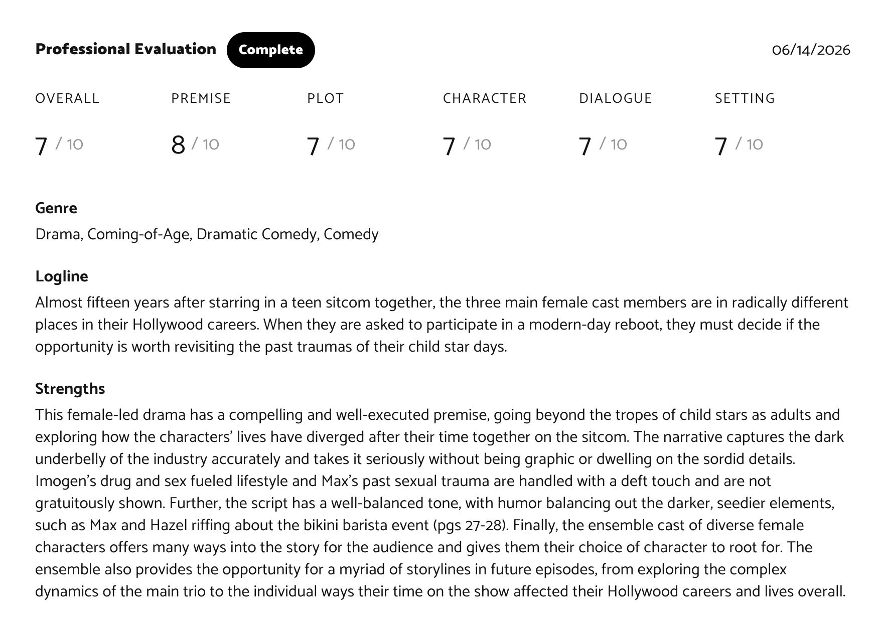 LinkedIn post image: Recently, my pilot script 'Child Star' received positive coverage on The Black List. You can check it out at https://lnk