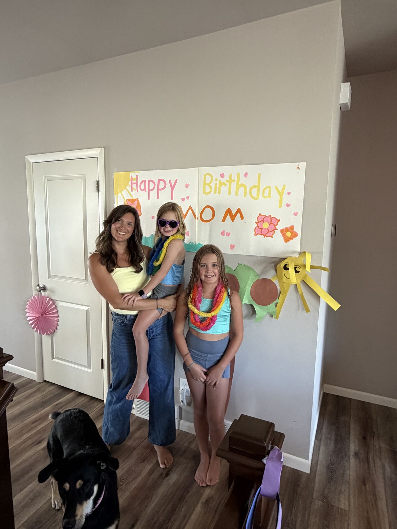 LinkedIn post image: Spent the morning on the lake, visited a spring, had a gluten-free breakfast sammy, the girls and their nanny decorated