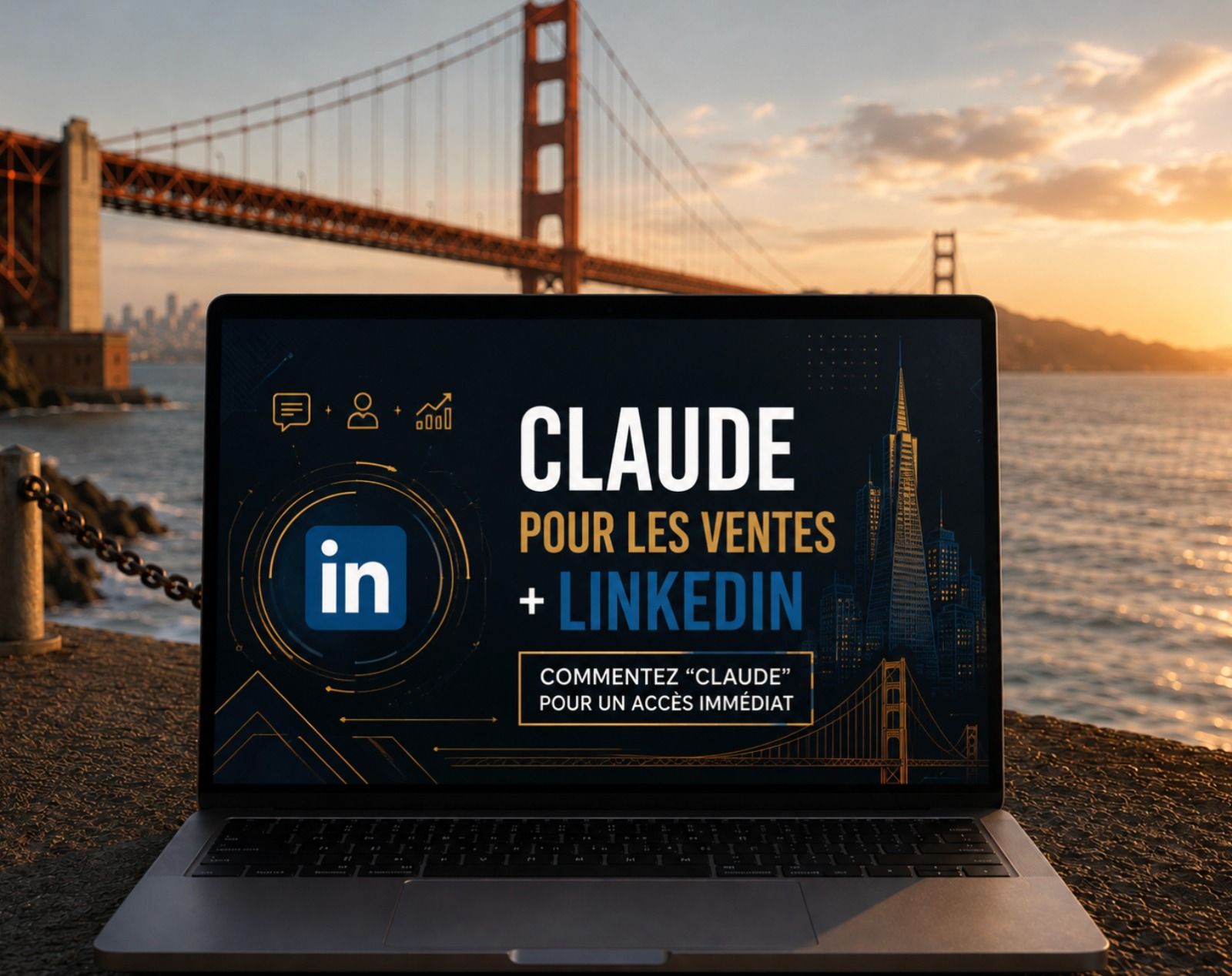 LinkedIn post image: BYE BYE la prospection manuelle...