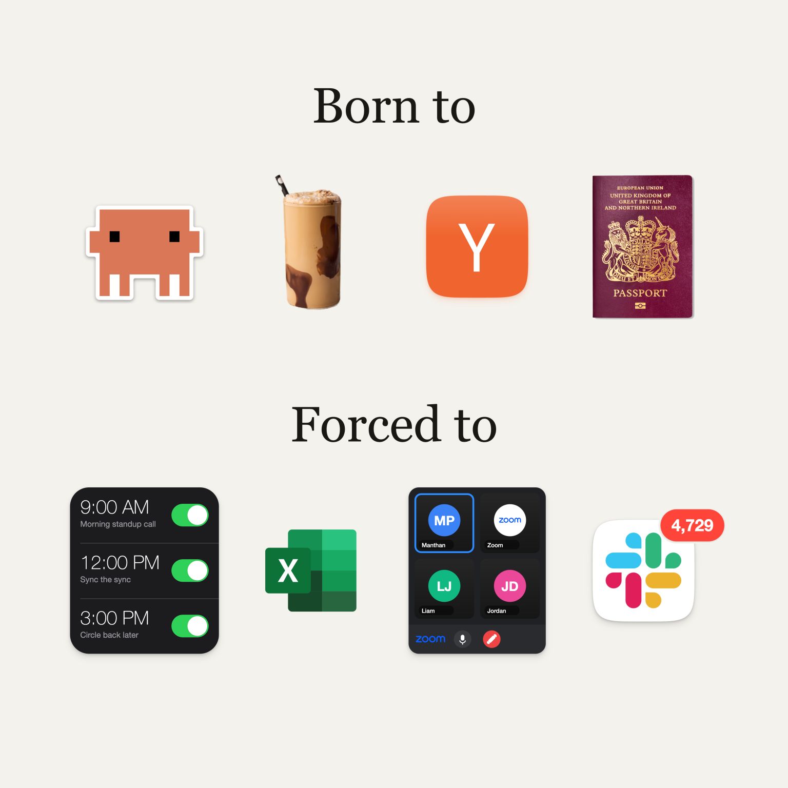 LinkedIn post image: Born to ship. Forced to sync.