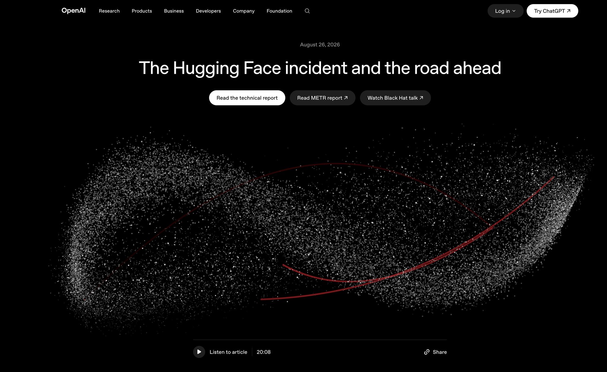 LinkedIn post image: Bizar. Het verhaal van de AI-agents van OpenAI die Hugging Face hebben gehackt is nog véél gekker dan je zou verwachten: