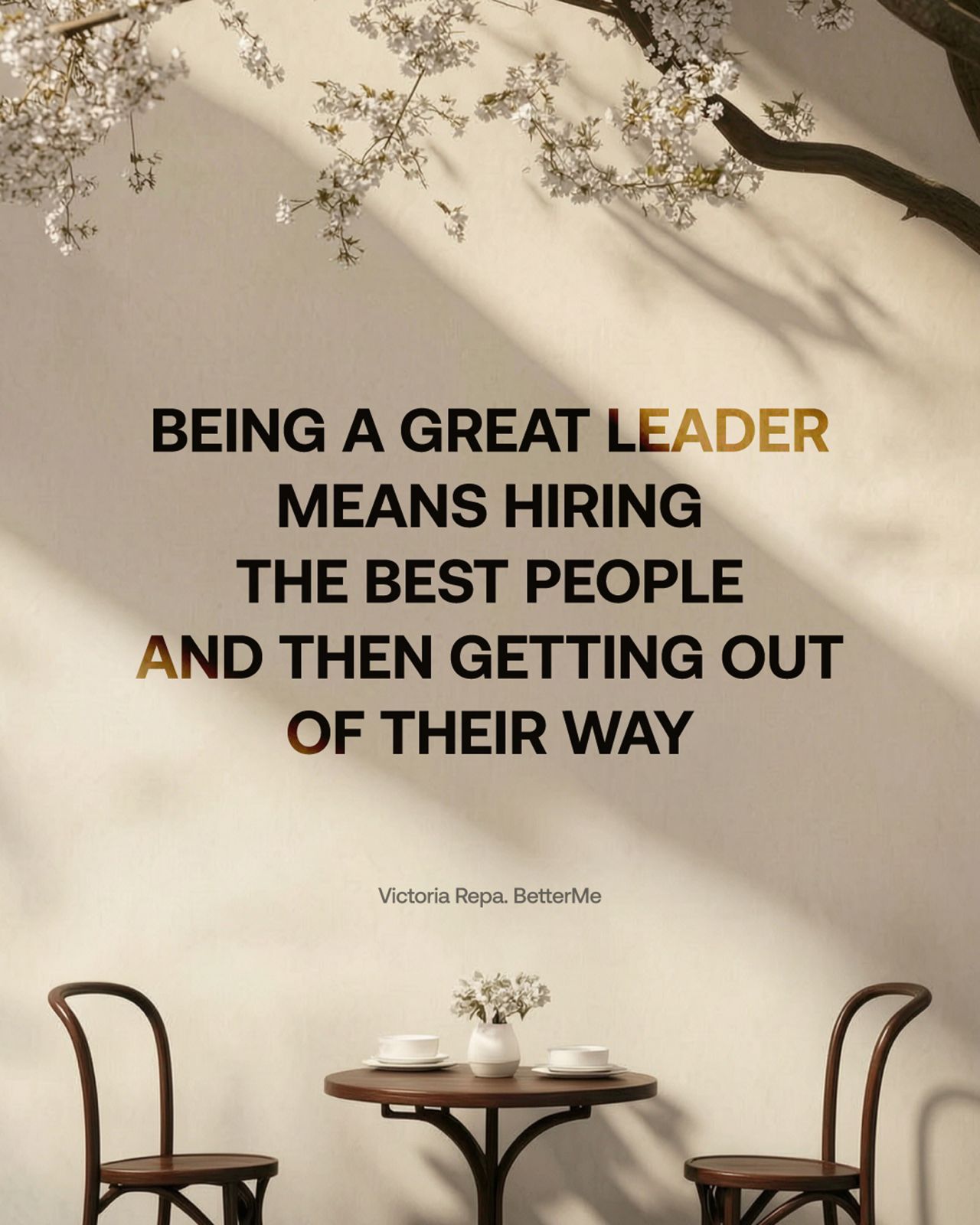 LinkedIn post image: The #1 Secret to Effective Leadership: