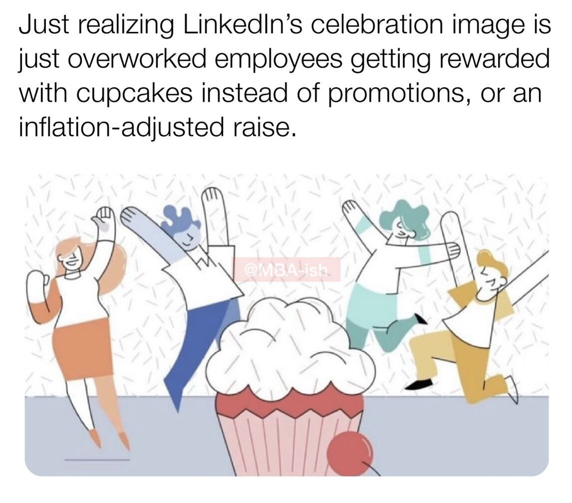 LinkedIn post image: It was staring us right in the face 🤣
